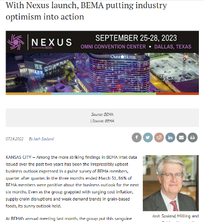 Sosland article about NEXUS event