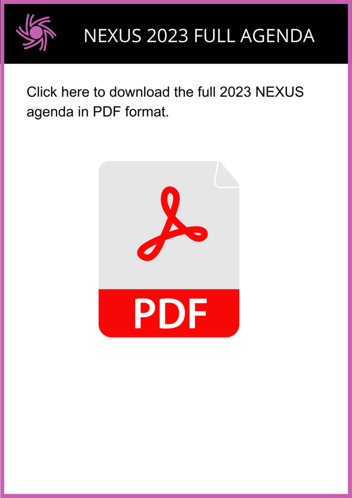 2023 NEXUS Full Agenda Download