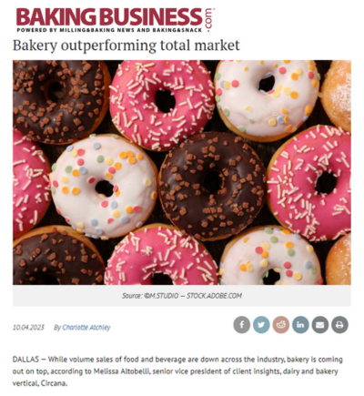 Bakery outperforming total market
