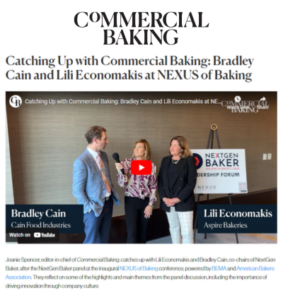 Catching Up with Commercial Baking: Bradley Cain and Lili Economakis at NEXUS of Baking